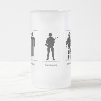 Ehemann Eod-Tasse dort Ihr Ehemann mein Mattglas Bierglas