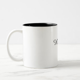 Ehemann Etabliert Personalisierter Becher  Zweifarbige Tasse