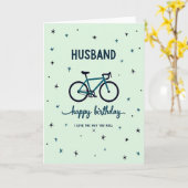 Ehemann Fahrrad Roll Karte (Gelbe Blume)