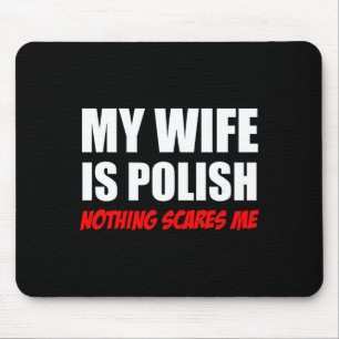 Ehemann Frau Polnisch Nichts Schreckt Grafische Ku Mousepad