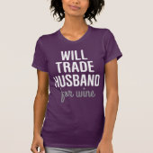 Ehemann für Wein T-Shirt (Vorderseite)