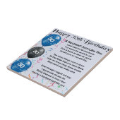 Ehemann-Gedicht - 30. Geburtstag Fliese (Seite)