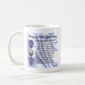 Ehemann-Gedicht - 70. Geburtstag Kaffeetasse (Links)