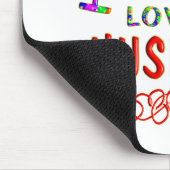 Ehemann-Glück Mousepad (Ecke)