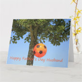 Ehemann Happy Vatertag Karte (Gelbe Blume)