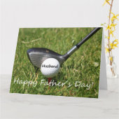 Ehemann Happy Vatertag Karte (Gelbe Blume)