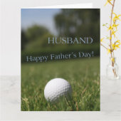 Ehemann Happy Vatertag Karte (Gelbe Blume)