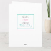 Ehemann Happy Vatertag Karte (Rückseite)