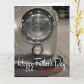 Ehemann Happy Vatertag Karte (Gelbe Blume)