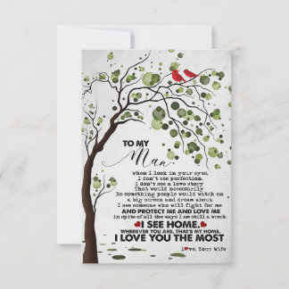 Ehemann I Liebe Husband so viel RSVP Karte