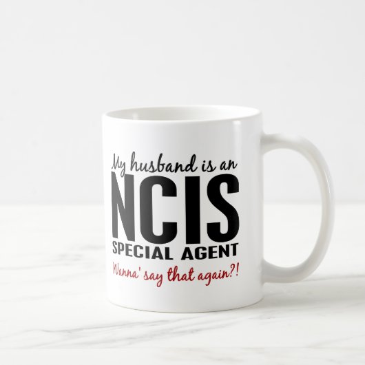 Ehemann ist ein NCIS Agent Kaffeetasse (Rechts)