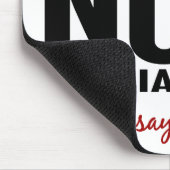 Ehemann ist ein NCIS Agent Mousepad (Ecke)