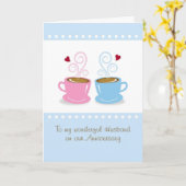 Ehemann-Jahrestag ganze Latte Liebe-Gruß-Karte Karte (Gelbe Blume)