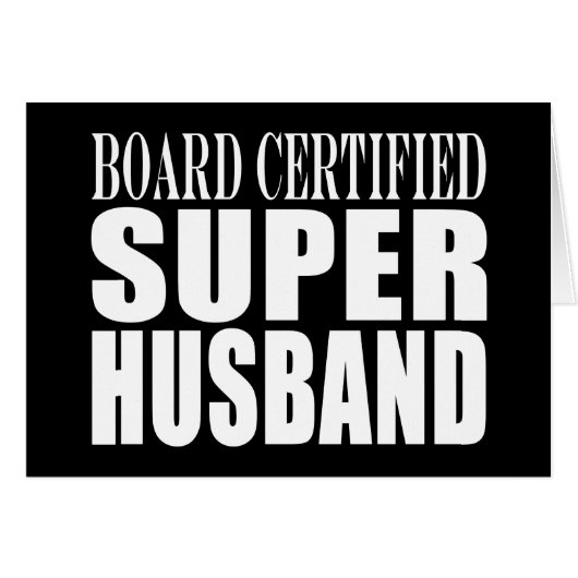 Ehemann-Jahrestags-Geburtstage: Superehemann (Vorderseite (Horizontal))