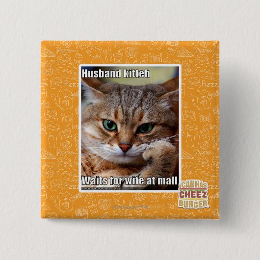 Ehemann Kitteh Button (Vorderseite)