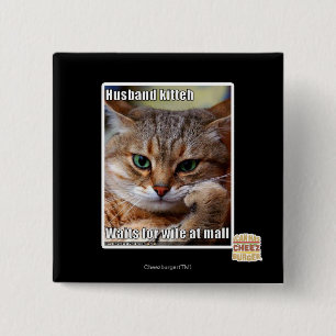 Ehemann Kitteh Button