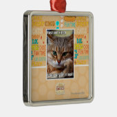 Ehemann Kitteh Ornament Aus Metall (Rechts)