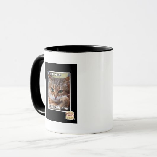 Ehemann Kitteh Tasse (Vorderseite Links)