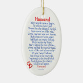 Ehemann-Liebe Keramikornament (Rechts)