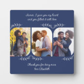 Ehemann liebende Worte 3 Vertikale FotoCollage Fotoplatte (Vorderseite)