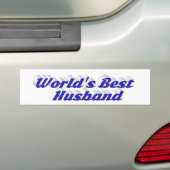 Ehemann mit blauem Text-Autoaufkleber Autoaufkleber (Auf Auto)