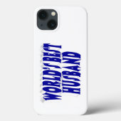 Ehemann mit blauem Text Case-Mate iPhone Hülle (Rückseite)