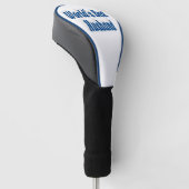 Ehemann mit blauem Text, Kopf-Abdeckung Golf Headcover (angewinkelt)