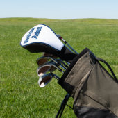 Ehemann mit blauem Text, Kopf-Abdeckung Golf Headcover (In SItu)