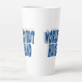 Ehemann mit blauem Text Milchtasse (Vorderseite)