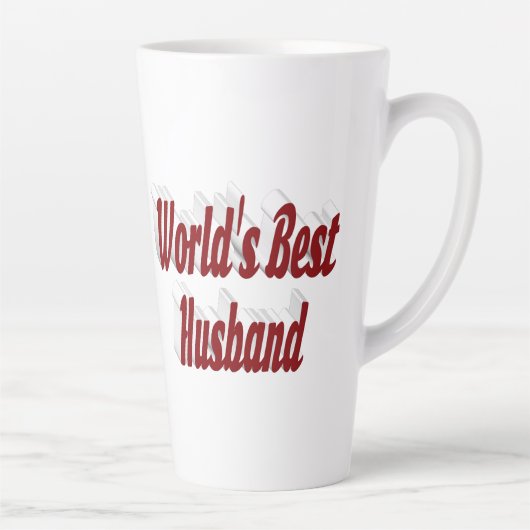 Ehemann mit bordeauxfarbenem Text Milchtasse (Rechts)