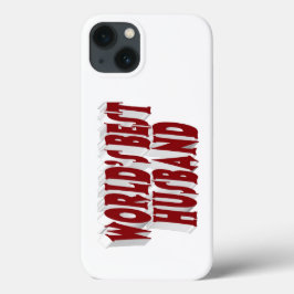 Ehemann mit burgunder Schrift  Case-Mate iPhone Hülle
