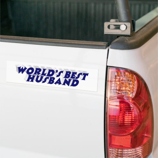 Ehemann mit dunkelblauem Text Autoaufkleber (Auf Lkw)