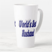 Ehemann mit dunkelblauem Text Milchtasse (Rechte Ecke)