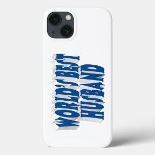Ehemann mit meerblauer Schrift Case-Mate iPhone Hülle