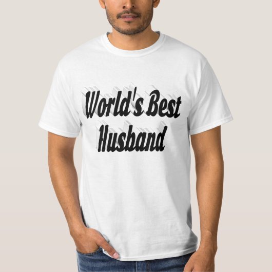 Ehemann mit schwarzem T - Shirt (Vorderseite)