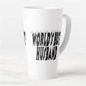 Ehemann mit schwarzem Text Milchtasse (Rechte Ecke)