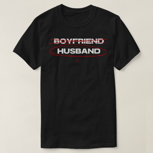 Ehemann Nicht Freund T-Shirt (Design vorne)