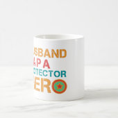 Ehemann Papa Beschützer Held Kaffeetasse (Mittel)