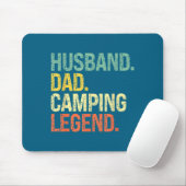 Ehemann Papa Camping-Legende Vaters Mousepad (Mit Mouse)