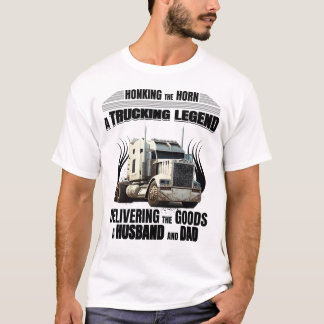 Ehemann Papa LKW-Legende T-Shirt
