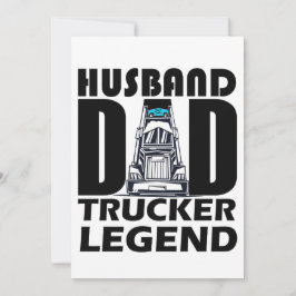 Ehemann Papa LKW-Legende von Vater, Geschenk von P Einladung