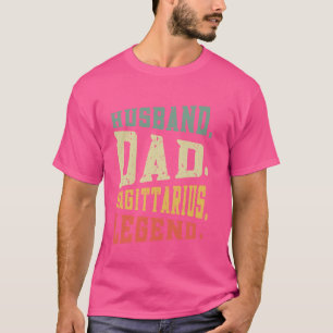 Ehemann Papa Schütze Legende November Dezember B T-Shirt