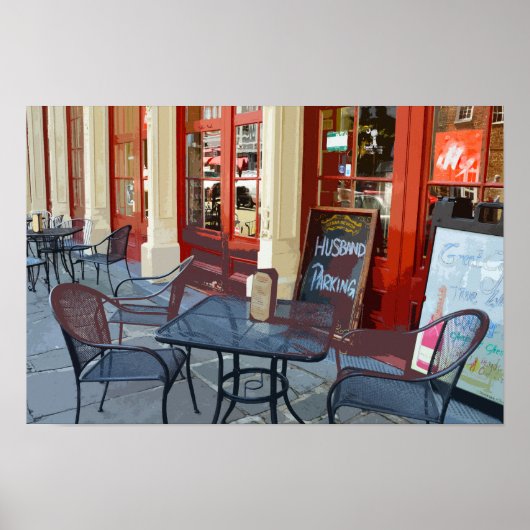 Ehemann-Parkplatz in Charleston Poster (Vorne)