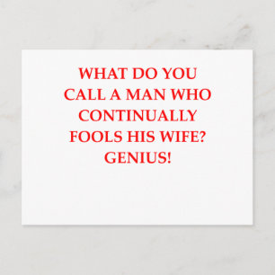 Ehemann Postkarte