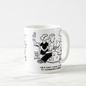 Ehemann schläft, um Energie retten Kaffeetasse (VorderseiteRechts)