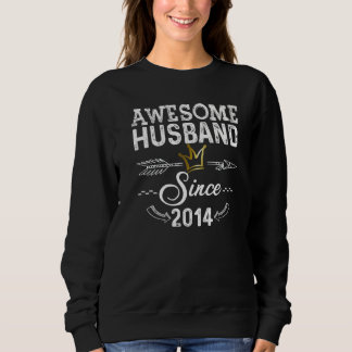 Ehemann seit 2014 Hochzeitstag Awesome Sweatshirt