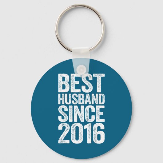 Ehemann seit 2016 Hochzeit Schlüsselanhänger (Vorderseite)