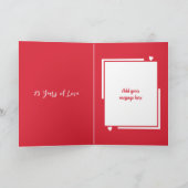 Ehemann Silber 25. Jubiläum rot Karte (Innenseite)