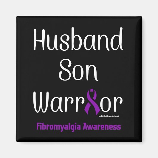 Ehemann Son Warrior...Fibro Magnet (Vorne)