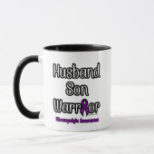 Ehemann Son Warrior...Fibro Tasse (Links)